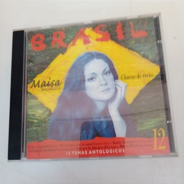 Cd Maisa Matarazzo - Chuvas de Verão Interprete Maisa Matarazzo [usado]