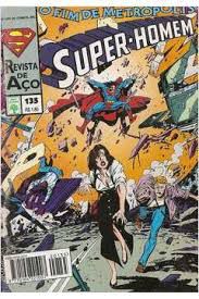 Gibi Super-homem Nº 135 - Formatinho Autor o Fim de Metrópolis! (1995) [usado]