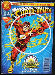 Gibi Super-homem Nº 08 - Formatinho Autor Velocidade Terminal: o Flash Além dos Limites! (1997) [usado]