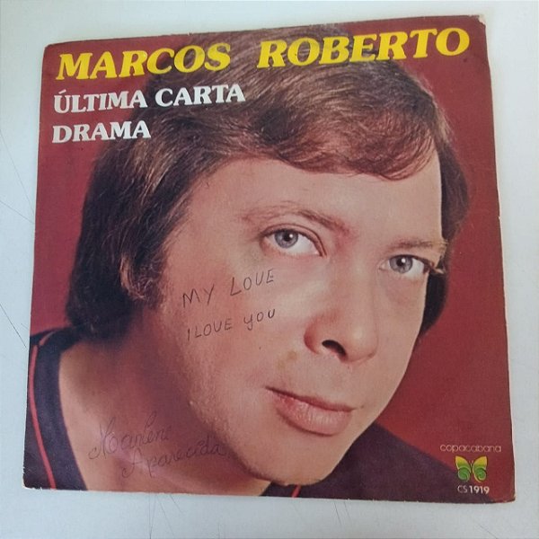 Disco de Vinil Marcos Roberto - 1980 - Disco Compacto, Ep Interprete Marcos Roberto (1980) [usado]