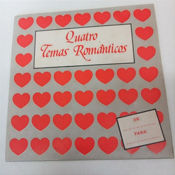 Disco de Vinil Quatro Temas Romanticos - Disco Long Play Compacto Interprete Varios Artistas (1985) [usado]