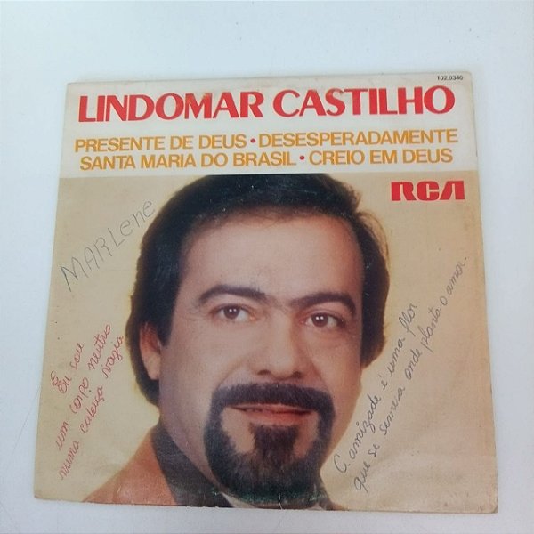 Disco de Vinil Lindomar Castilho - 1982/ Disco Long Play Compacto Interprete Lindomar Castilho (1982) [usado]
