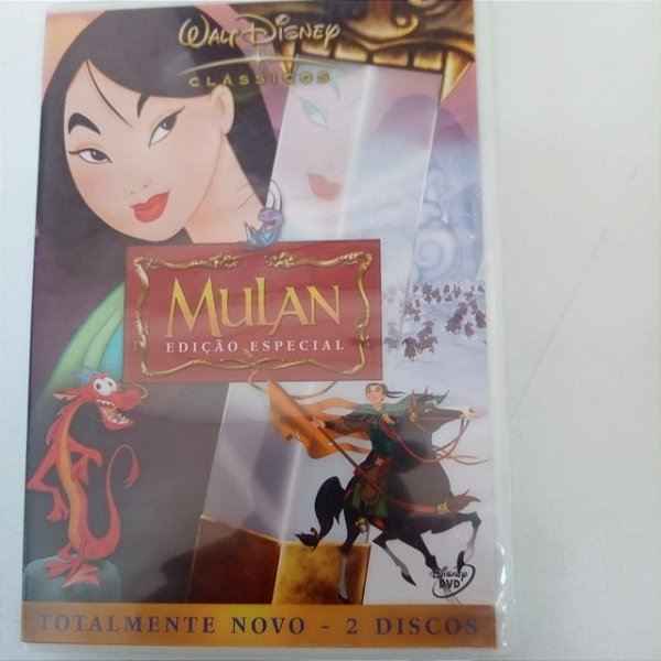 Dvd Mulan - Edição Especial / Totalmente Novo 2 Discos Editora Barry Cook [usado]