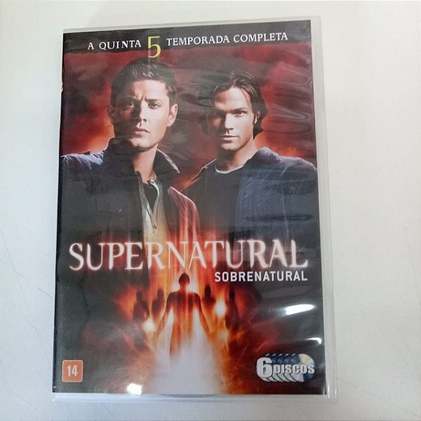 Dvd Supernatural /sobrenatural - a Quinta Temporada- Seis Discos Editora Eric [usado]
