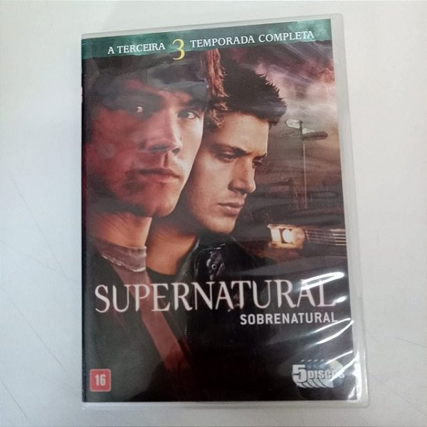 Dvd Supernatural/sobrenatural - a Terceira Temporada Completa - Cinco Discos Editora Eric Kripke [usado]