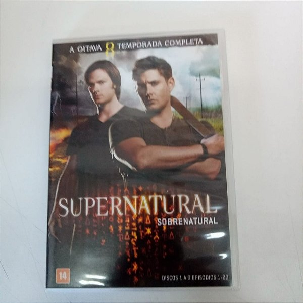 Dvd Supernatural/sobrenatural - a Oitava Temporada Completa - Seis Dvds Editora Warner [usado]