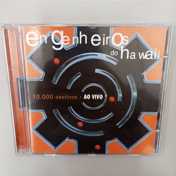 Cd Engenheiros do Hawaii - 10,000 Destinos ao Vivo Interprete Engenheiros do Hawaii (2000) [usado]