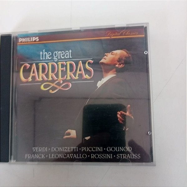 Cd The Great - José Carreras Interprete José Carreras (1984) [usado]