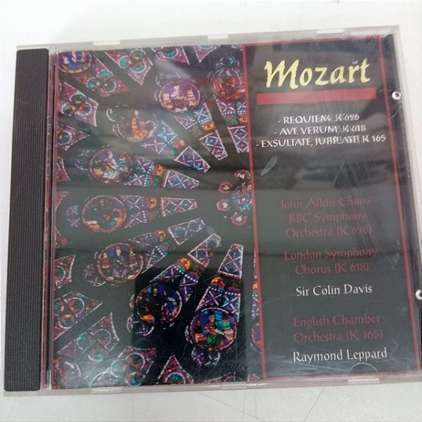 Cd Mozart Interprete Bbc Symphony Orchestra (k 626)/london Symphony Orchestra / English Chamber Orchestra (1967) [usado]