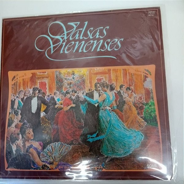 Disco de Vinil Valsas Vienenses Interprete The London Philarmonic / Orquestra Volksoper de Viena (1978) [usado]