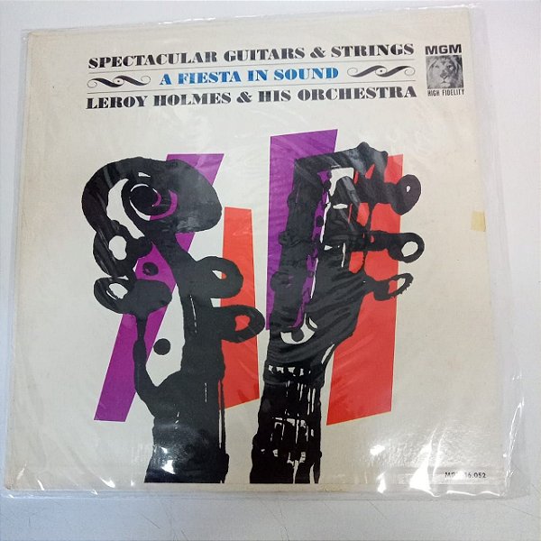 Disco de Vinil Spectacular Guitars e Strings - a Fiesta In Sound Interprete Leroy Holmes e His Orchestra [usado]