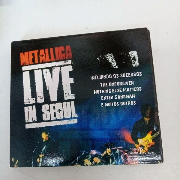 Cd Metalica - Live In Seoul - Capa Digipack Interprete Metalica [usado]