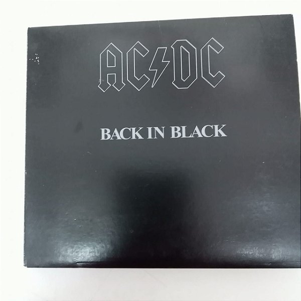 Cd Ac/dc - Black In Black - Capa Digipack Interprete Ac/dc (2003) [usado]