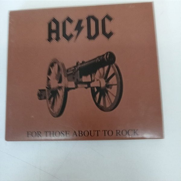 Cd Ac/dc - For Those About To Tock / Capa Digipack Interprete Ac/dc [usado]