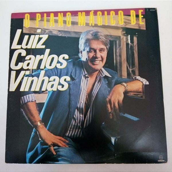 Disco de Vinil o Piano Mágico de Luiz Carlos Vinhas Interprete Luiz Carlos Vinhas (1985) [usado]