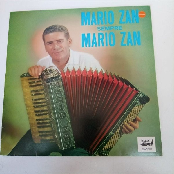 Disco de Vinil Mario Zan Sempre Mario Zan Interprete Mario Zan (1992) [usado]