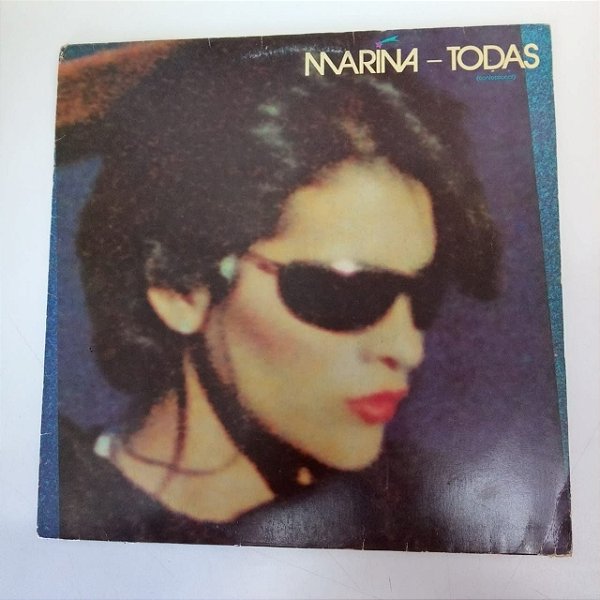 Disco de Vinil Marina - Todas Interprete Marina (1985) [usado]