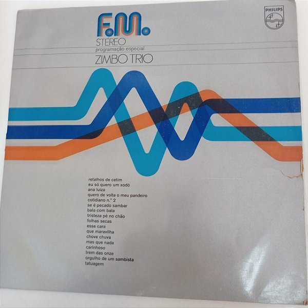 Disco de Vinil Zimbo Trio - F.m. Stereo Interprete Zimbo Trio (1974) [usado]