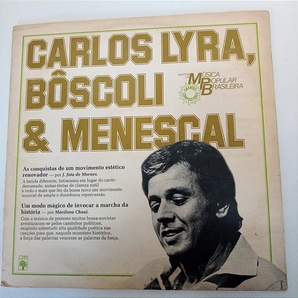 Disco de Vinil Carlos Lyra , Boscoli e Menescal Interprete Carlos Lyra , Boscoli e Menescal (1982) [usado]