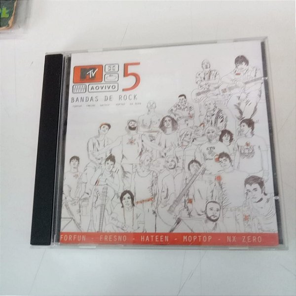 Cd Mtv ao Vivo 5 Bandas de Rock Interprete Varios Artistas (2007) [usado]