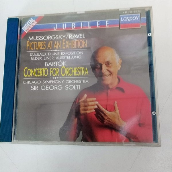 Cd Mussorgsky/ravel - Pictures At An Exhibition Interprete Chicago Symphony Orchestra (1980) [usado]