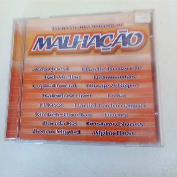 Cd Trilha Sonora de Malhação - Nacional Interprete Varios Artistas [usado]