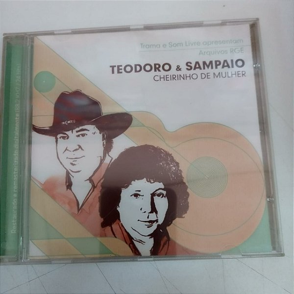 Cd Teodoro e Sampaio - Cheirinho de Mulher Interprete Teodoro e Sampaio [usado]