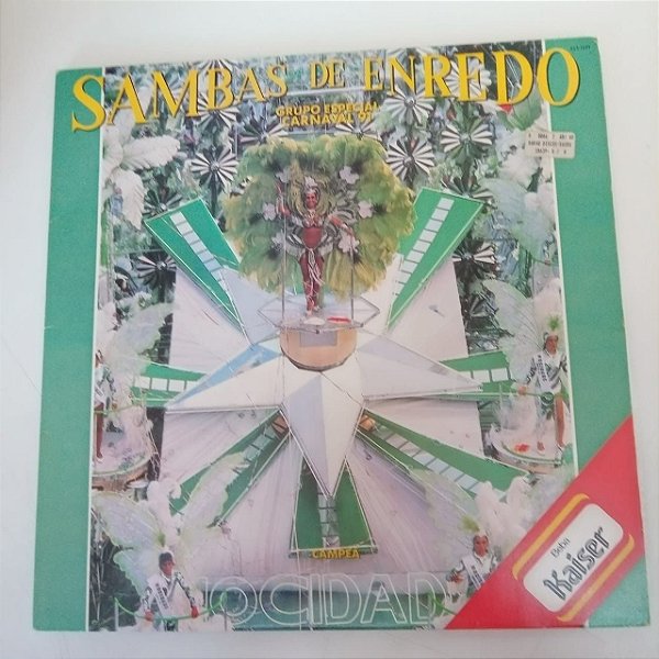 Disco de Vinil Sambas de Enredo - Drupo de Samba Especial /carnaval 91 Interprete Grupos de Samba o Carnaval 1991 (1991) [usado]