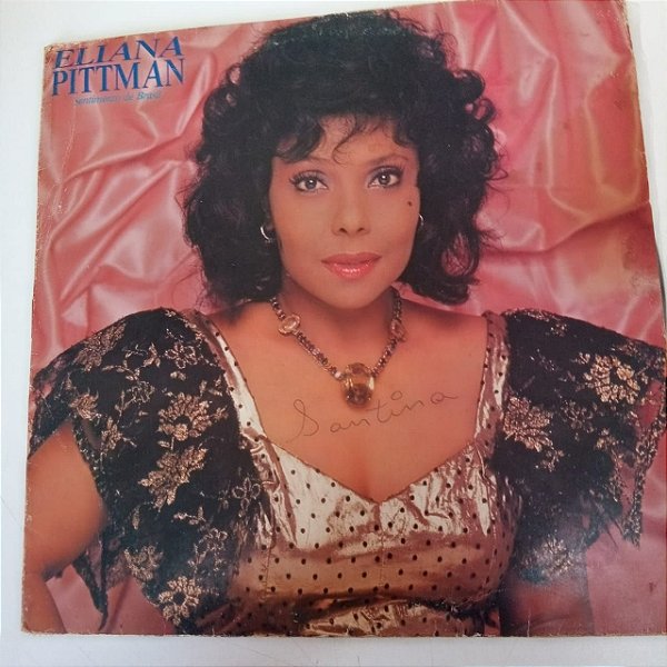 Disco de Vinil Eliana Pitman - Sentimento de Brasil Interprete Eliana Pitman (1992) [usado]