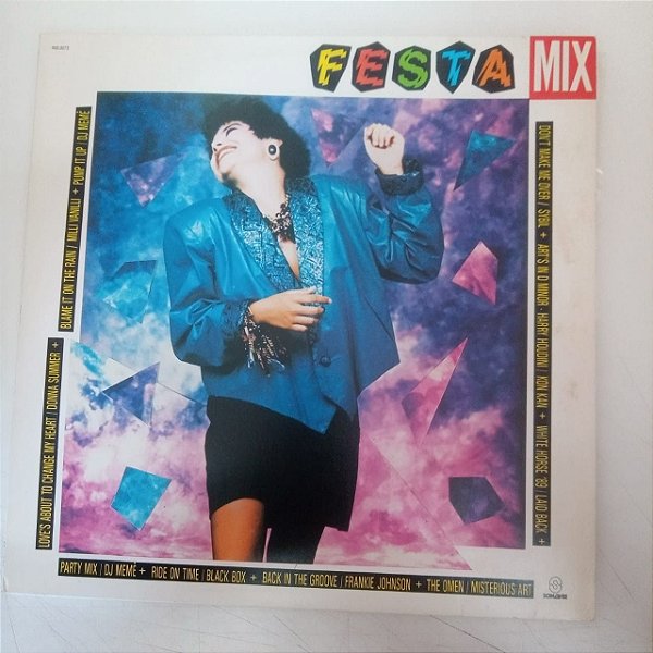 Disco de Vinil Festa Mix - 1990 Interprete Varios Artistas (1990) [usado]