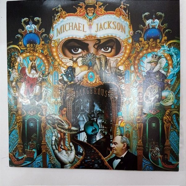 Disco de Vinil Michael Jackson - Dangerous Album com Dois Discos Interprete Michael Jackson [usado]