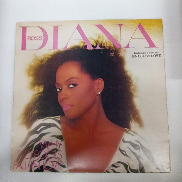 Disco de Vinil Diana Ross - Why do Fols Fall In Love . Interprete Diana Ross (1981) [usado]