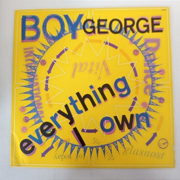 Disco de Vinil Boy George - Everthing Now Interprete Boy George (1987) [usado]