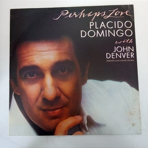Disco de Vinil Placido Domingos - Perhaps Love Interprete Placido Domingos (1981) [usado]