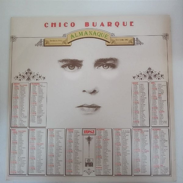 Disco de Vinil Chico Buarque - Almanaque Interprete Chico Buarque [usado]