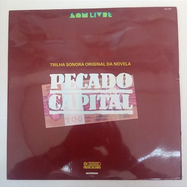 Disco de Vinil Trilha Sonora Original - Pecado Capital Interprete Varios Artistas (1975) [usado]