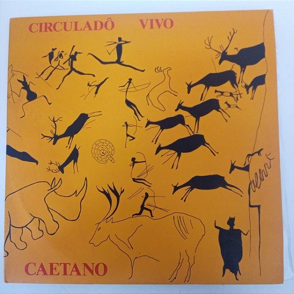 Disco de Vinil Caetano Veloso - Circulado Vivo Dois Lps Interprete Caetano Veloso (1992) [usado]