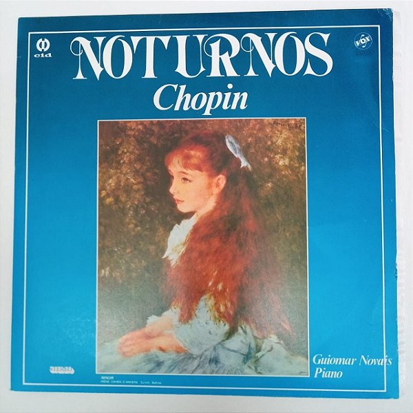 Disco de Vinil Guomar Novaes - Piano Choipin Noturnos Interprete Guiomar Novaes (1986) [usado]