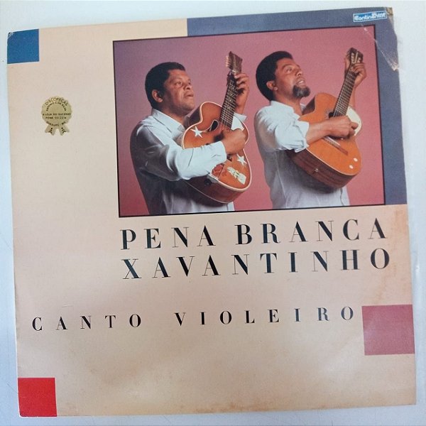 Disco de Vinil Pena Branca e Xavantinho - Canto Violeiro Interprete Pena Branca e Xavantinho (1988) [usado]