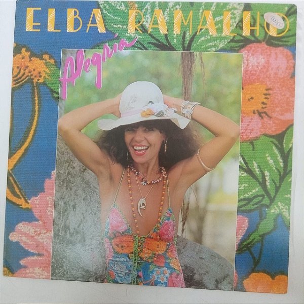 Disco de Vinil Elba Ramalho - Alegria Interprete Elba Ramalho (1982) [usado]