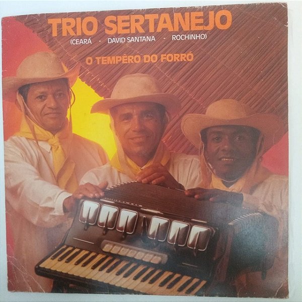 Disco de Vinil Trio Sertanejo - o Tempero do Forro Interprete Trio Sertanejo [usado]