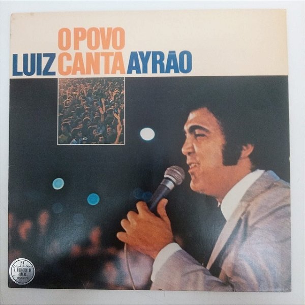 Disco de Vinil o Povo Canta Luiz Ayrão Interprete Luiz Ayrão (1978) [usado]