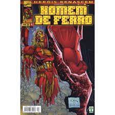 Gibi Homem de Ferro Nº 04 - Herois Renascem Autor Homem de Ferro Nº 04 - Herois Renascem (1999) [usado]