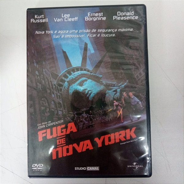 Dvd Fuga de Nova York Editora John Carpenter [usado]