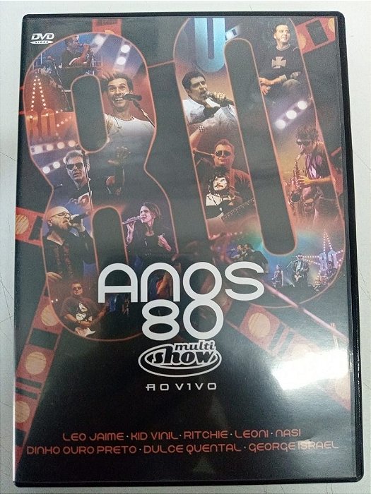 Dvd Anos 80 Multi Show ao Vivo Editora Multi Show [usado]