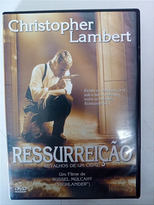 Dvd Ressureição - Retalhos de um Crime Editora Russell Mulcahy [usado]