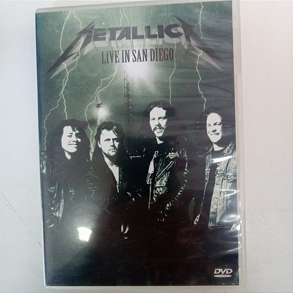 Dvd Metalica - Live In San Diego Editora Radar Records [usado]