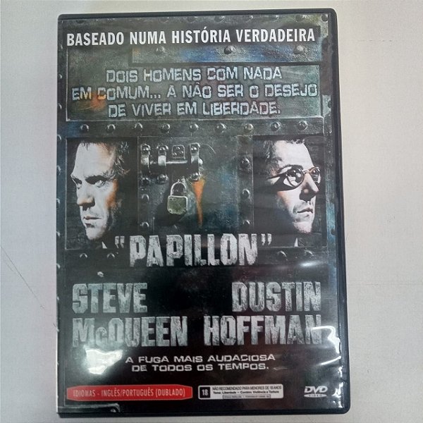 Dvd Papilow -dois Homens com Nada em Comum ...a Não Ser o Desejo de Viver em Liberdade Editora Franklin J.scheffner [usado]