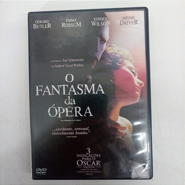 Dvd o Fantasma da Opera Editora Joel Schumacker [usado]