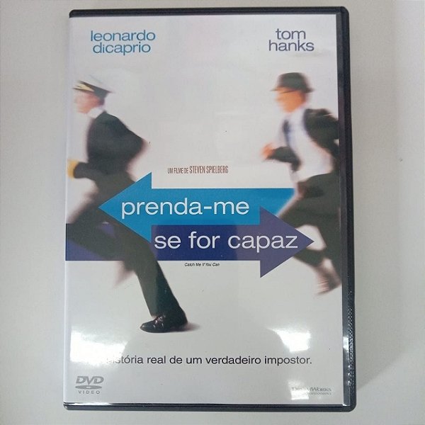 Dvd Prenda-me Se For Capaz Editora Steven Spileberg [usado]